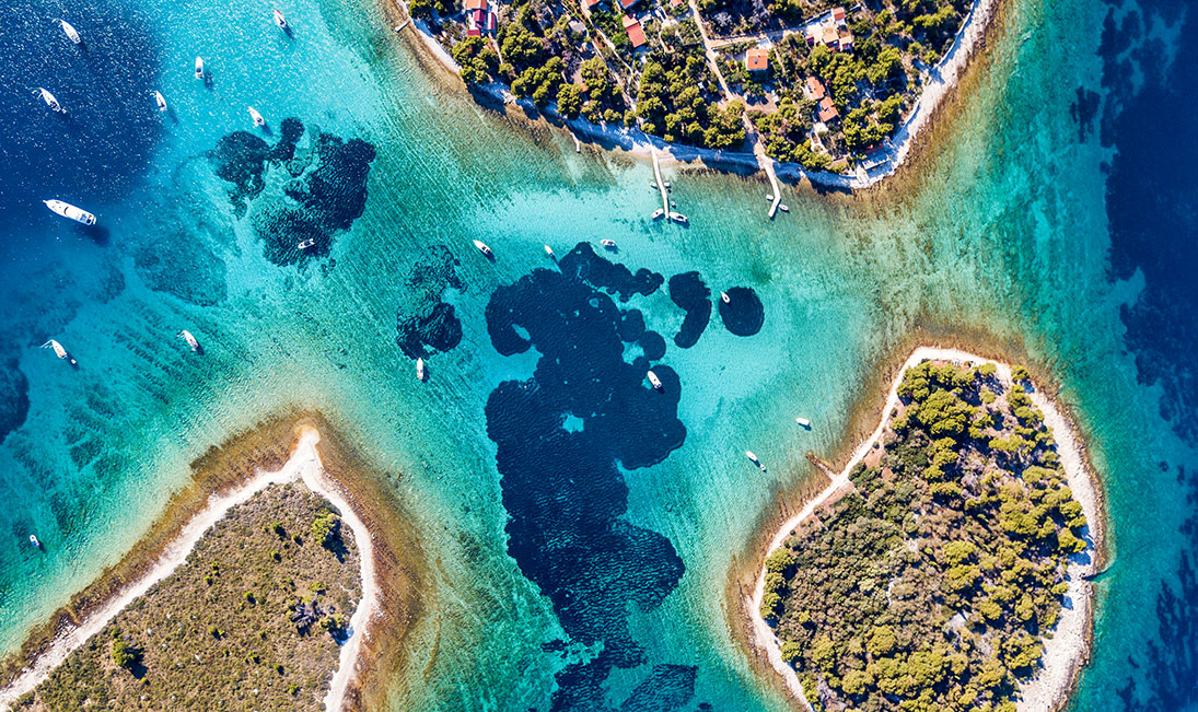 Strand Blaue Lagune Trogir