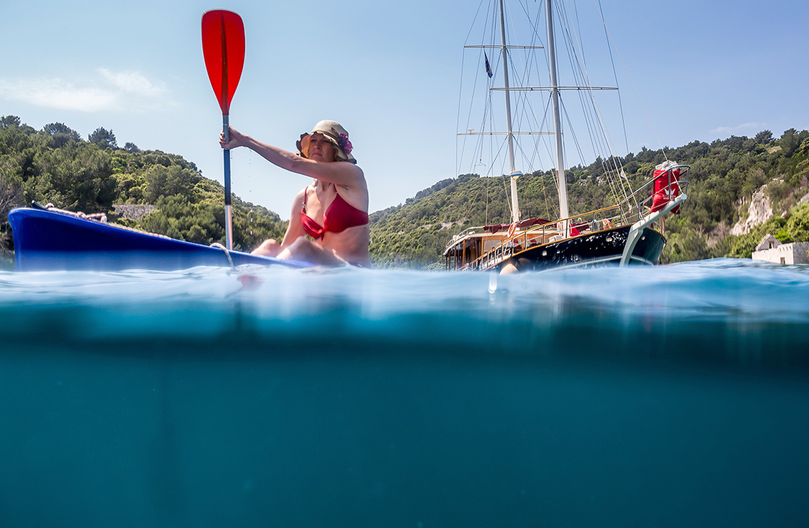kayaking in croatia