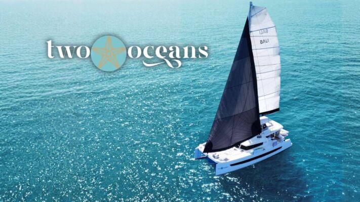 Catamarán de lujo con tripulación TWO OCEANS 