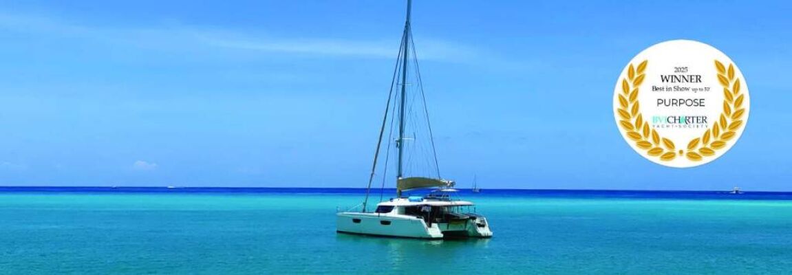 Catamaran de luxe avec équipage Purpose