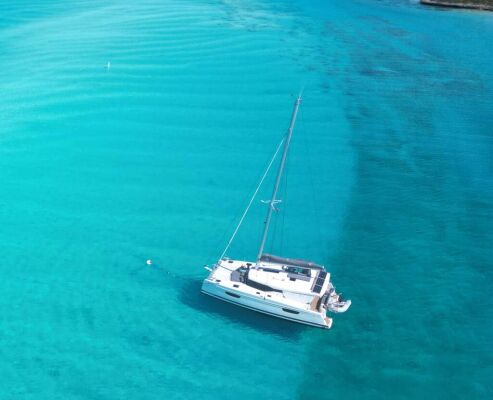 Catamarán de lujo con tripulación VIVE L'AMOUR