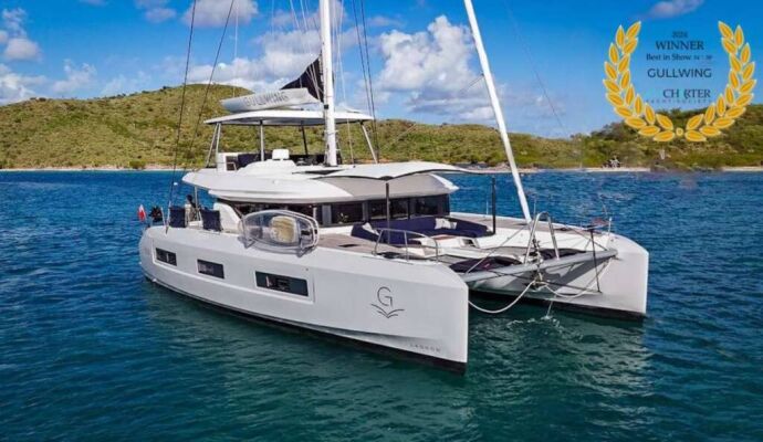 Catamaran de luxe avec équipage GULLWING