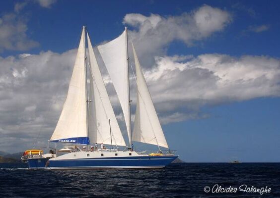 Luxury Crewed Catamaran CUAN LAW