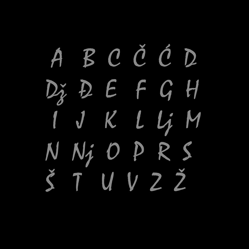 Welche Sprache wird in Kroatien gesprochen? 4 Croatian alphabet letters